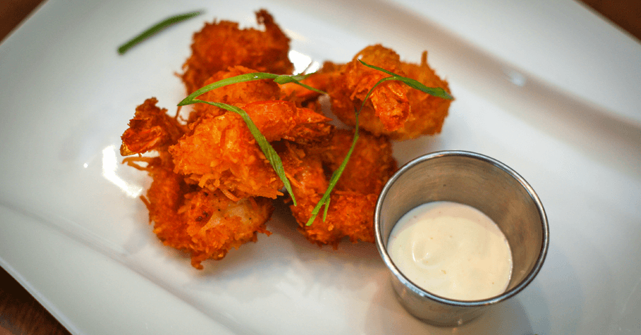 Handmade coconut jumbo shrimp – crispy, golden, and full of flavor Tasty handmade coconut jumbo shrimp with a crispy coconut crust